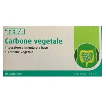 Teva Carbone vegetale benessere intestinale 40 compresse-2