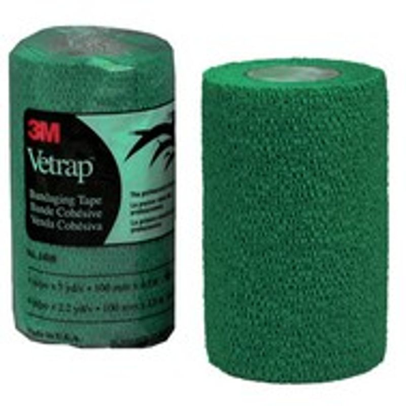 Vetrap fascia autoaderente elastica 10cm x 2,30m colore verde-1