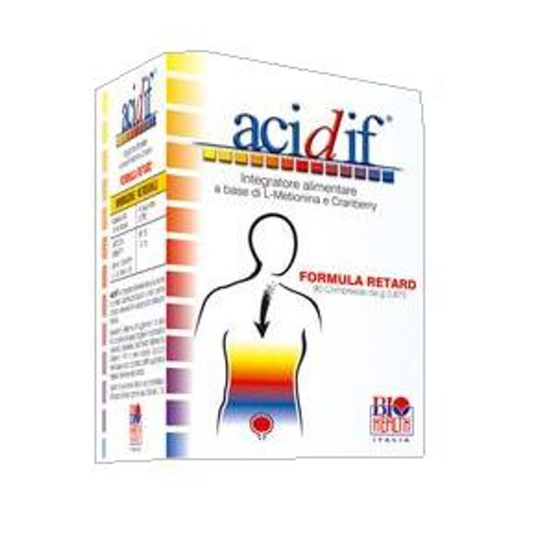 Acidif integratore di Metionina e Cranberry per le vie urinarie 90 compresse-1