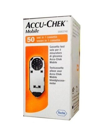 Accu-Chek Mobile 50 Test in 1 Cassetta per la misurazione della glicemia mic2-2