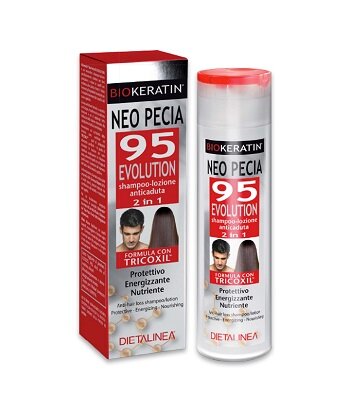 Dietalinea Biokeratin Neo Pecia 95 Evolution shampoo-lozione anticaduta 2 in 1-2