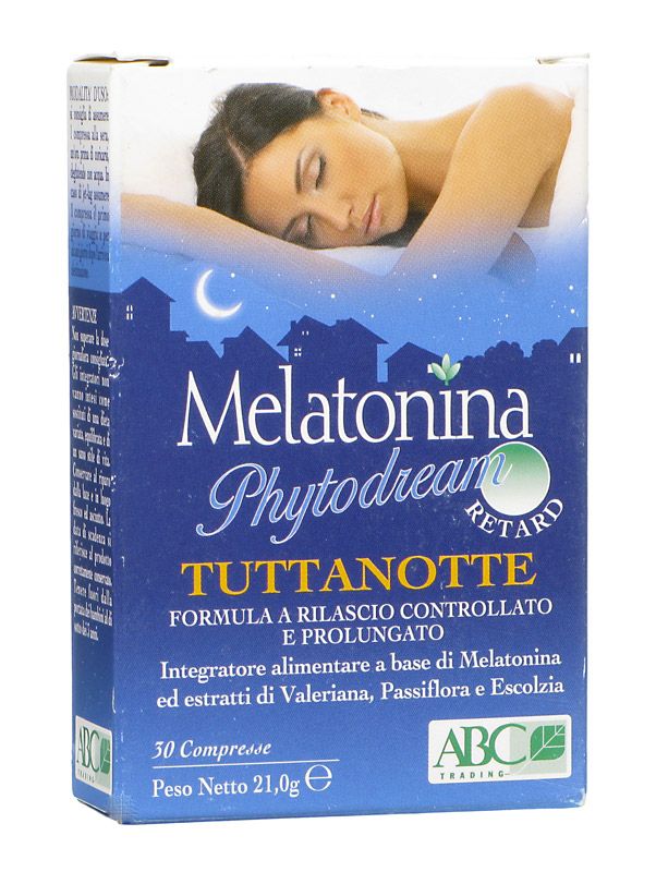 Melatonina Phytodream Retard tuttanotte 30 compresse-1