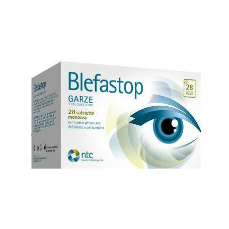 Blefastop Garza in Cotone per l'igiene oculare e perioculare 28 pezzi-2