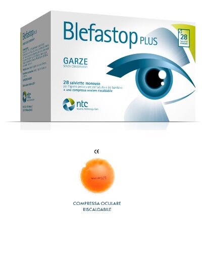 Blefastop plus per l'igiene perioculare 28 salviette monouso-2