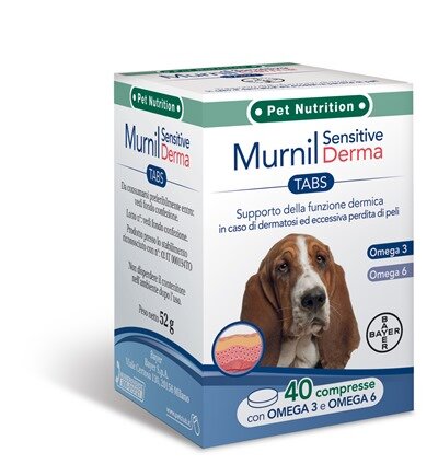 Murnil Sensitive Derma utile per la perdita del peso del cane 40 compresse-2