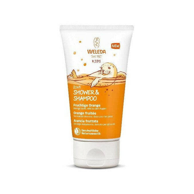 Weleda Doccia e Shampoo Bambini arancia 150ml-2
