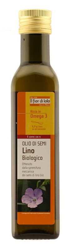 Il Fior di Loto OLIO DI SEMI DI LINO biologico-1