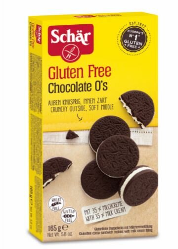 Schar Chocolate O's Biscotti Senza Glutine 165g-2