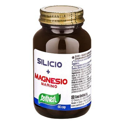 Santiveri Silicio e magnesio marino organismo muscoli ossa 60 capsule-2
