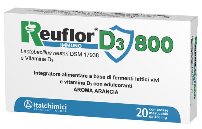 Reuflor D3 fermenti lattici 20 compresse-2