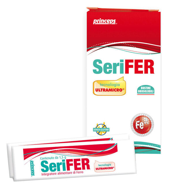 Serifer integratore alimentare per stanchezza e affaticamento 14 bustine-2