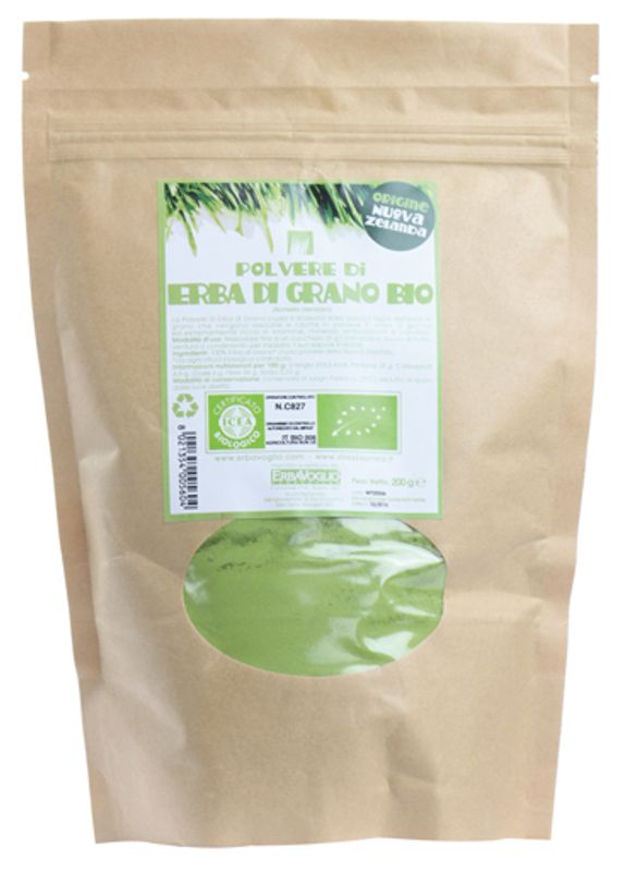 Polvere di erba di grano BIO  Erbavoglio 200gr-1
