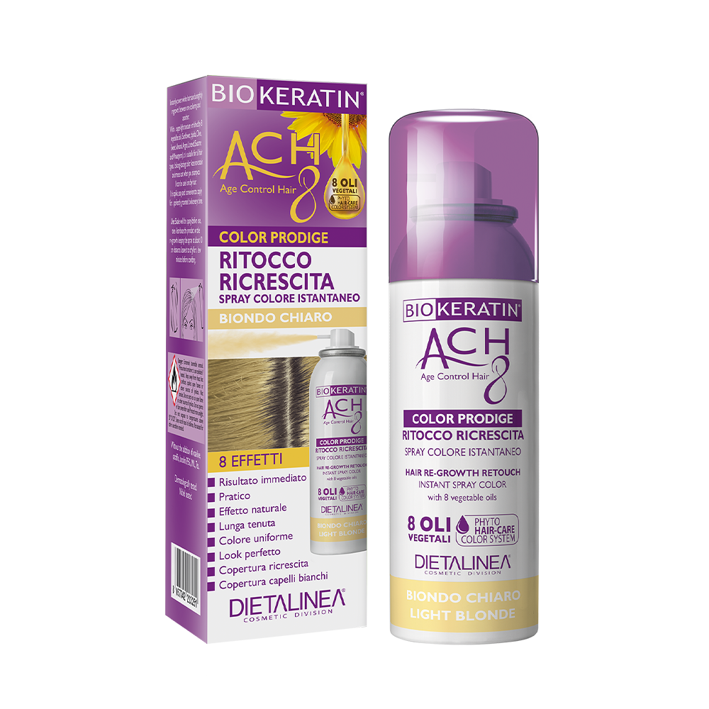 Biokeratin Ach8 Ritocco Ricrescita Spray Biondo Chiaro 75ml-1