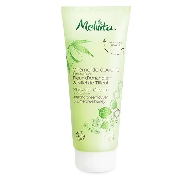 Melvita Crema Per Doccia Fleur d'Amandler & Miel de Tilleul 200ml-2