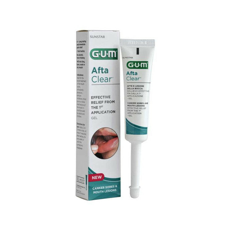 Gum Afta Clear Gel afte e lesioni della bocca 10ml-2