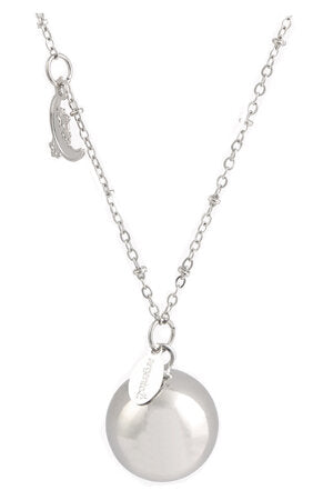 ARGENTOE' COLLANA BOLA LUNA-2