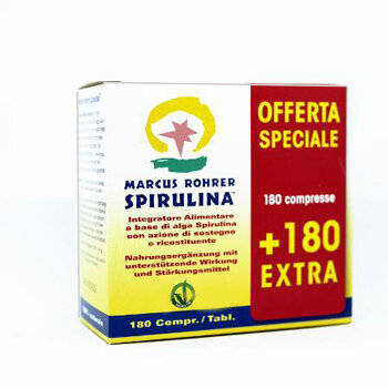Marcus Rohrer Spirulina integratore alimentare ricostituente OFFERTA SPECIALE 360 compresse-1