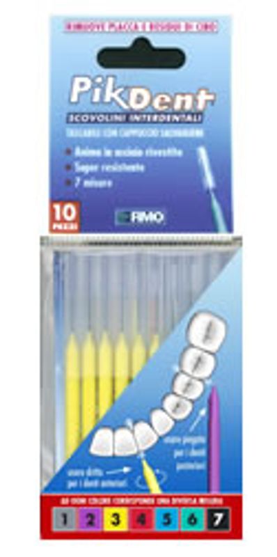 PikDent scovolini interdentali 10 pezzi 0,6mm-1