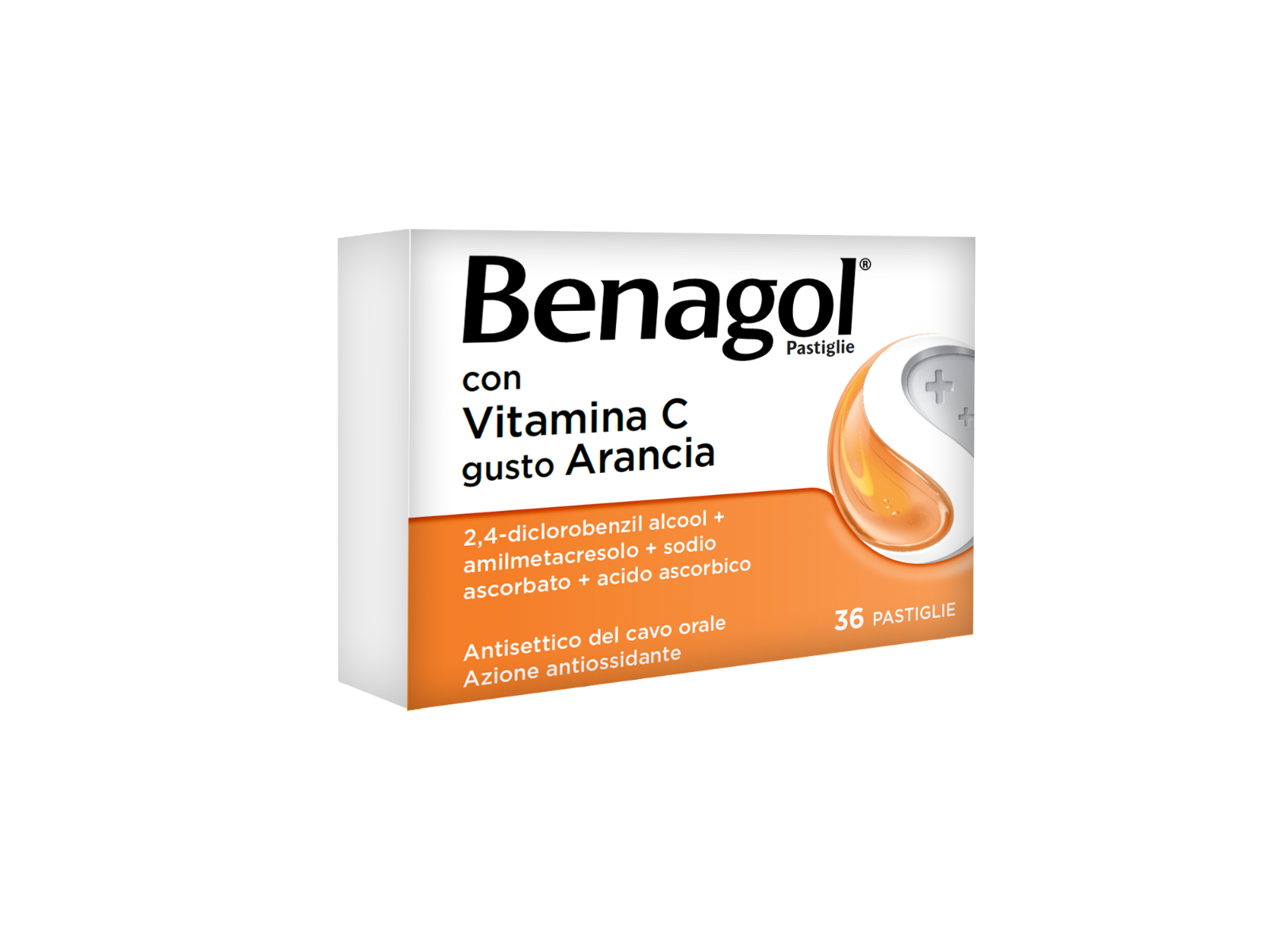 Benagol Pastiglie antisettico cavo orale 36 pastiglie gusto arancia-8
