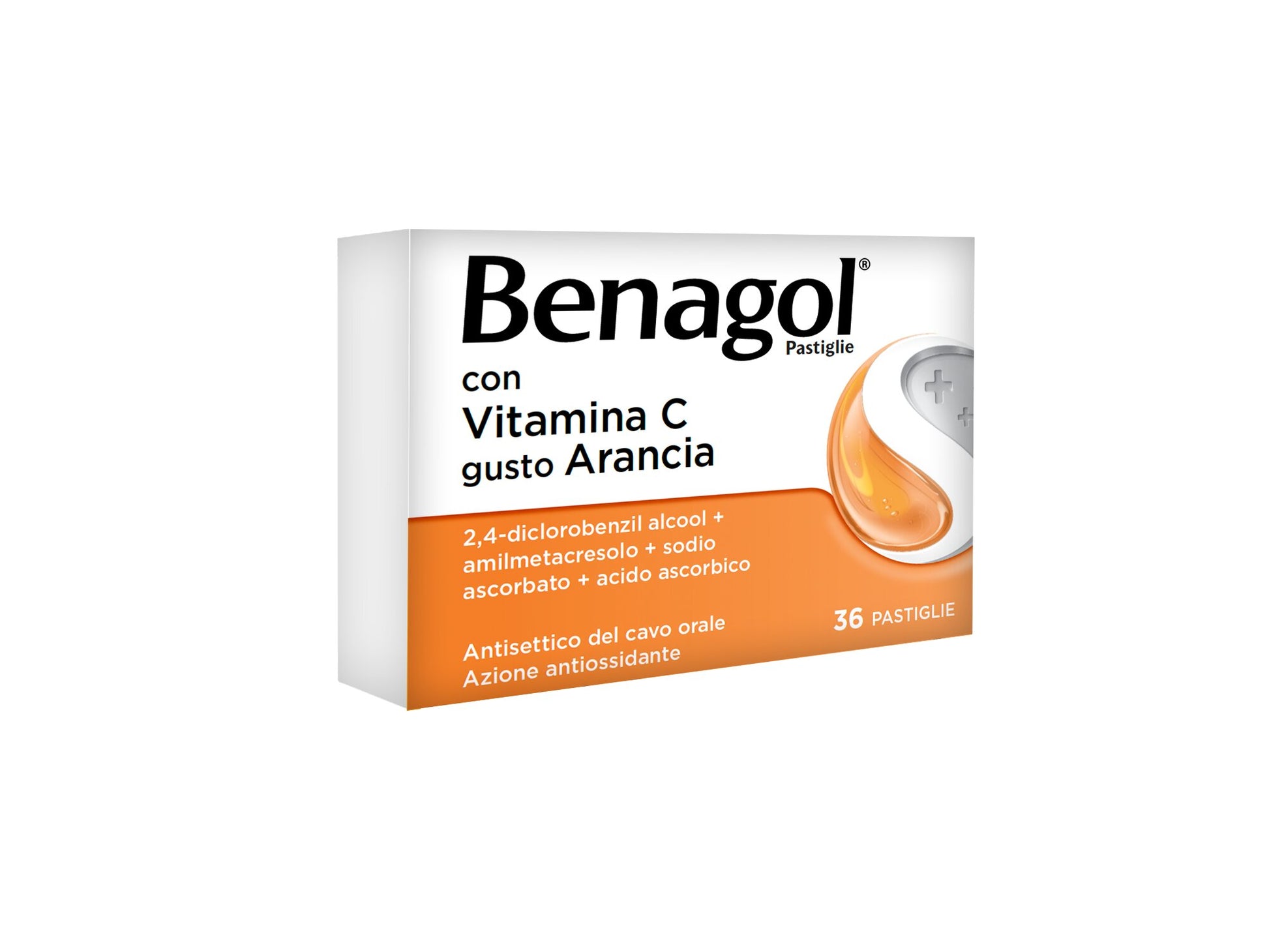 Benagol Pastiglie antisettico cavo orale 36 pastiglie gusto arancia-18