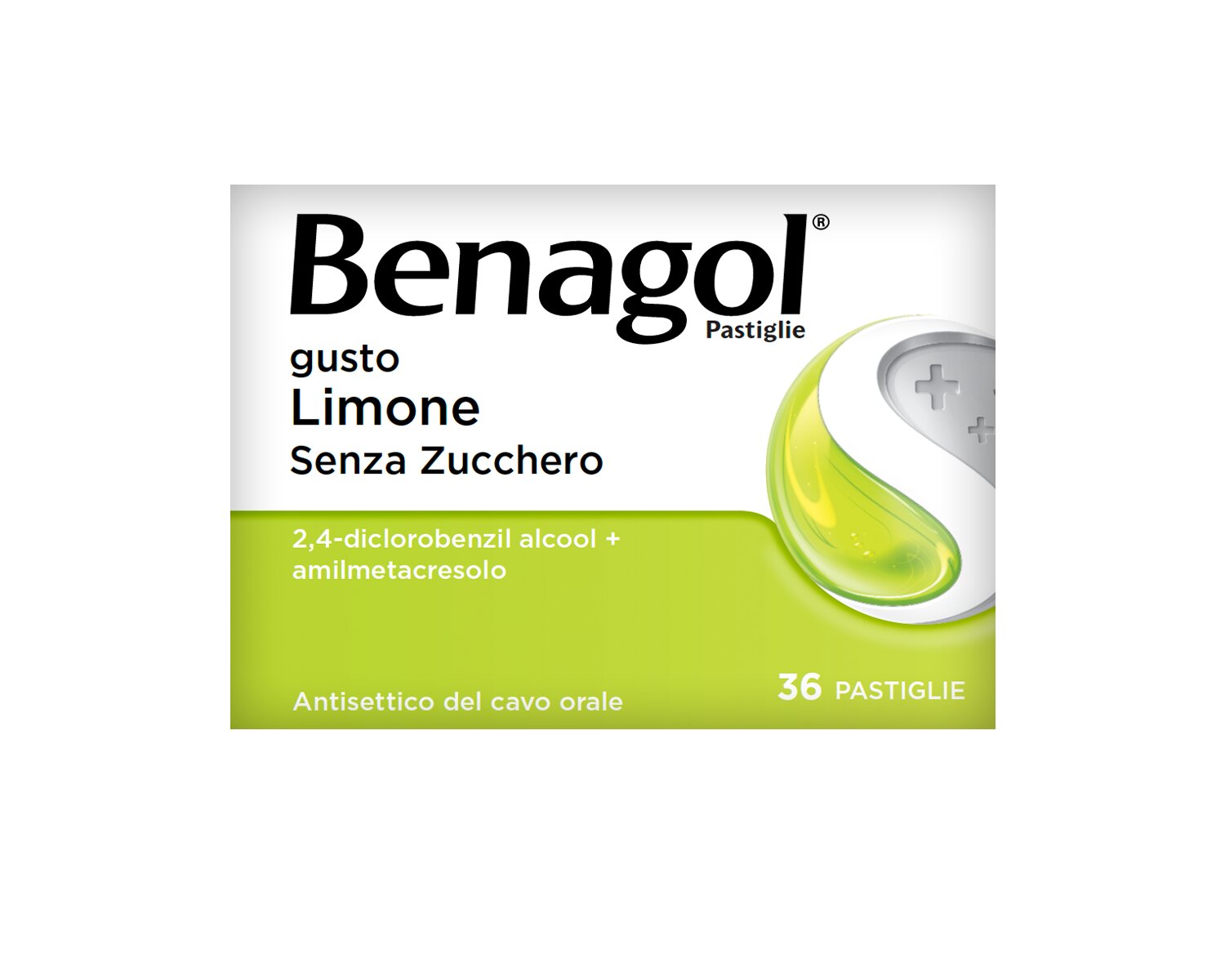Benagol Pastiglie antisettico cavo orale 36 pastiglie gusto limone senza zucchero-10