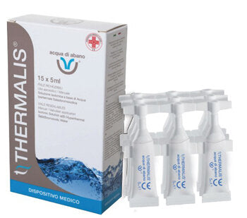 Thermalis Acqua Ipertermale Salso-bromo-iodica benessere respiratorio 15 fiale da 5ml-1
