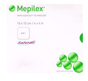 Mepilex medicazione in silicone 10x10 cm 5 pezzi-1