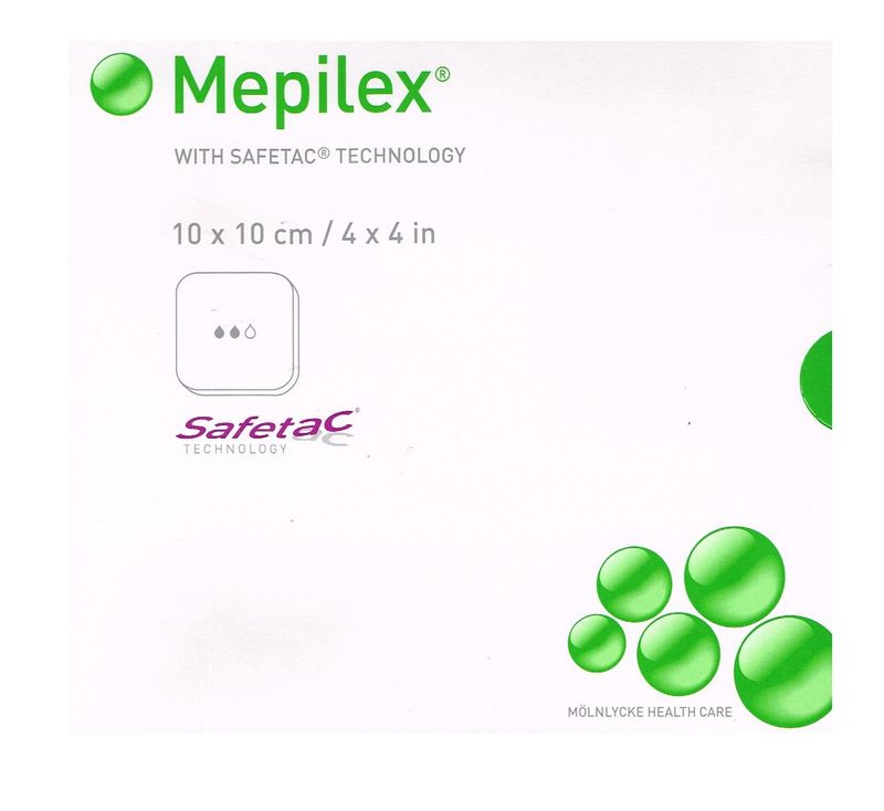 Mepilex medicazione in silicone 10x10 cm 5 pezzi-1