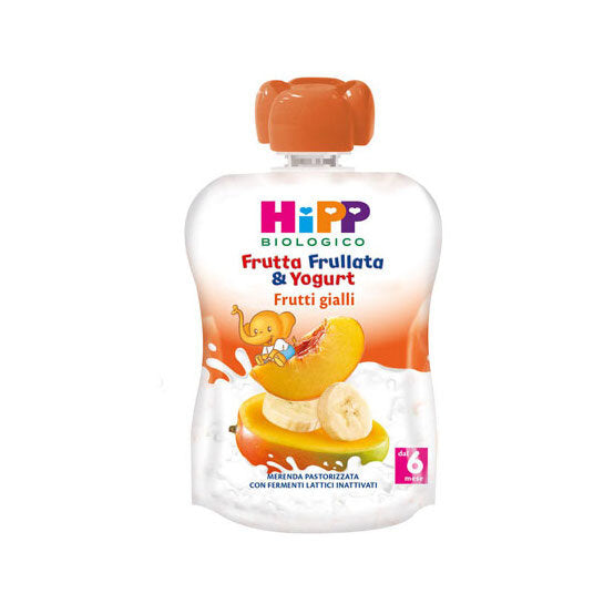 Hipp Frutta Frullata yogurt e frutti gialli 90g-2