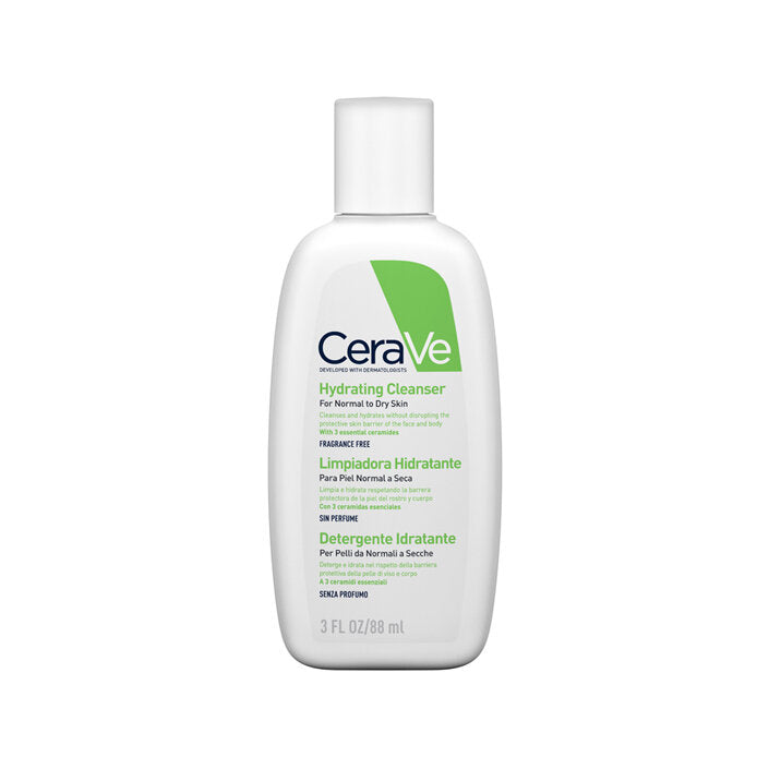 CeraVe Detergente Idratante Viso Pelle da Normale a Secca, con acido ialuronico e ceramidi 88 ml-2