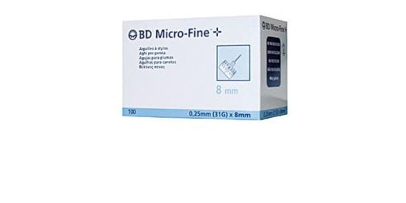 BD Micro-Fine + 0,25mm (31G) x 8mm-1