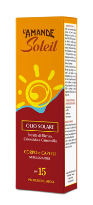 L'AMANDE SOLEIL SPF15 OL 125ML-2