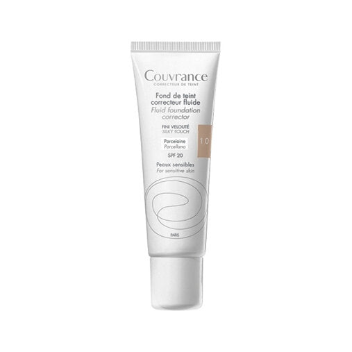 Avene Couvrance Fondotinta Correttore Fluido 1.0 Porcellana pelli sensibili SPF20 30ml-2