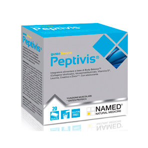 Named Peptivis gusto Limone integratore alimentare utile per il mantenimento delle ossa 20 bustine-2