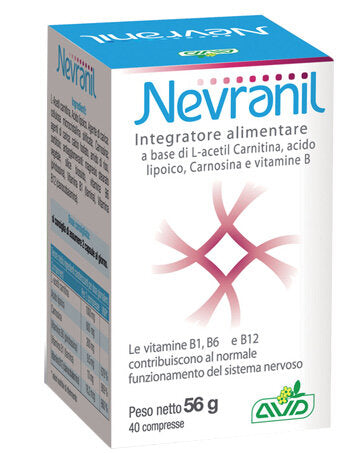 Nevranil Integratore Sistema Nervoso 40 compresse-2