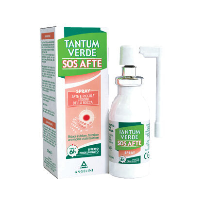 Tantum Verde Sos Afte Spray per afte piccole e lesioni della bocca 20ml-2