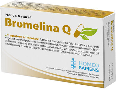 Bromelina Q Mondo natura integratore alimentare 30 compresse-2