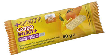 +Watt Carbo Energy+ Barretta Energetica Gusto Agrumi 40g-2