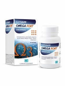 Supravit Omega Fort Integratore Alimentare Normali Livelli di Trigliceridi 60 perle softgel-2