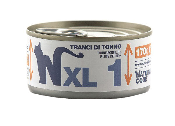 Natural Code XL1 Per Gatti Adulti Tranci Di Tonno 170g-2