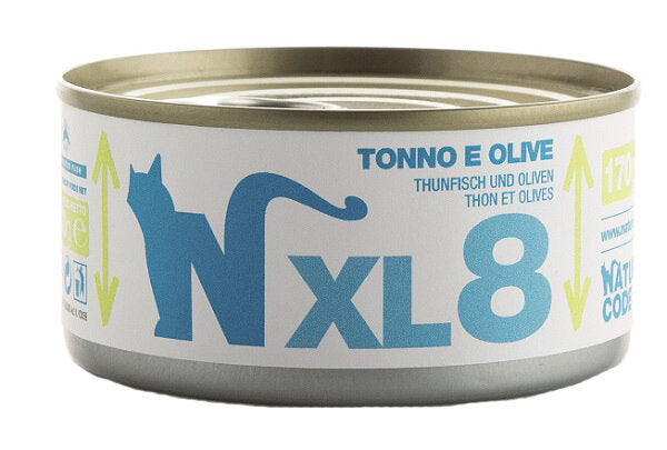 Natural Code XL8 Cibo Umido Per Gatti Adulti Tonno e Olive 170g-2