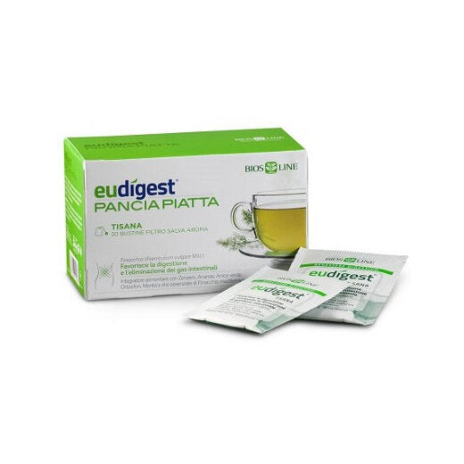 Biosline Eudigest Pancia Piatta Tisana digestiva contro il gonfiore intestinale 20 bustine-2
