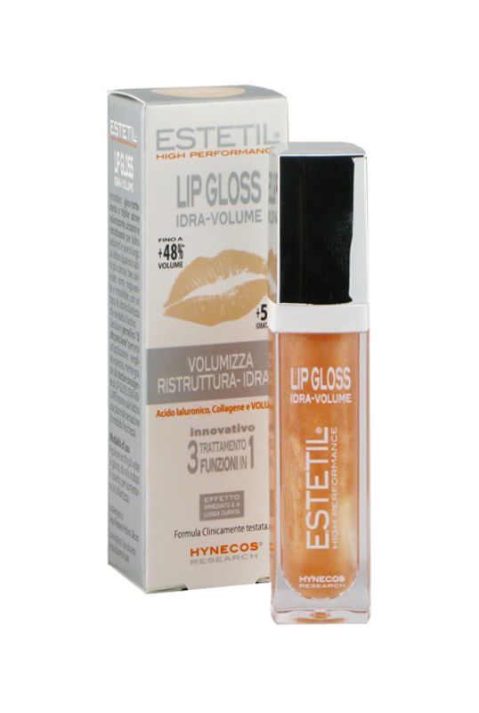 Estetil Lip Gloss Idra-Volume 3in1 Colore 02 Natural Beige-1