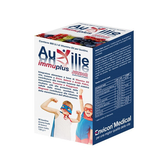 Auxilie Immuplus Junior Solubile 30 Bustine-1