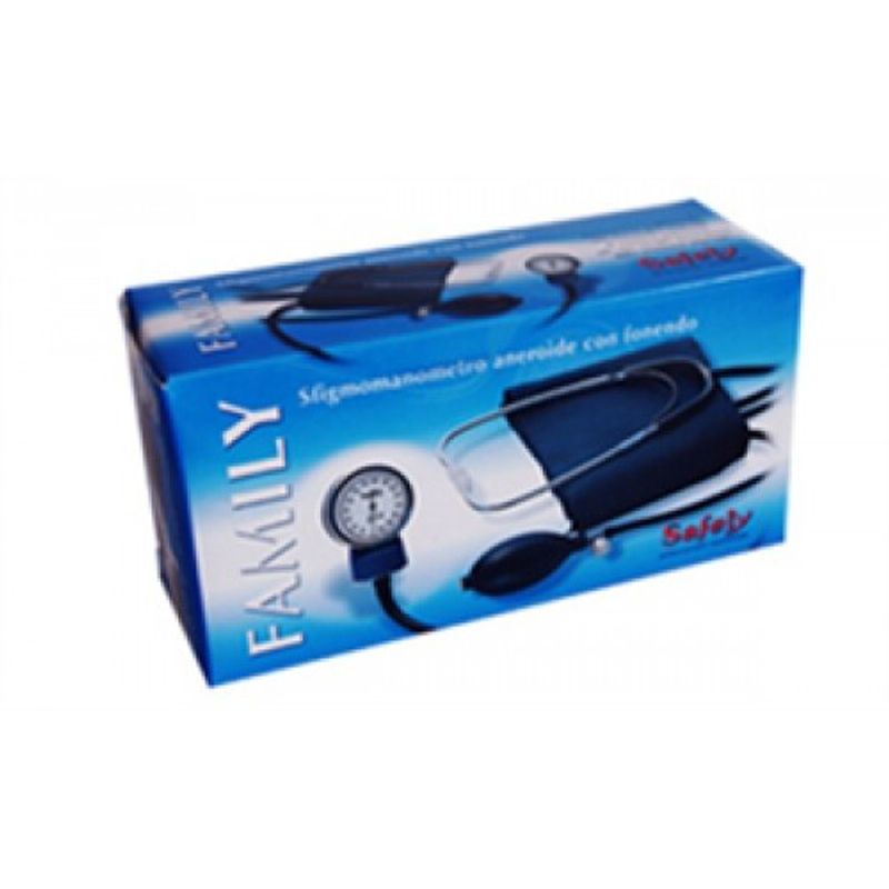 Safety Sfigmomanometro aneroide con fonendo-1