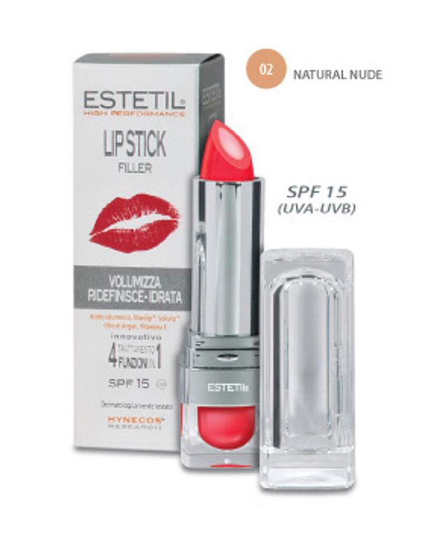 Estetil LipStick Filler 4in1 Colore 02 Natural Nude-1