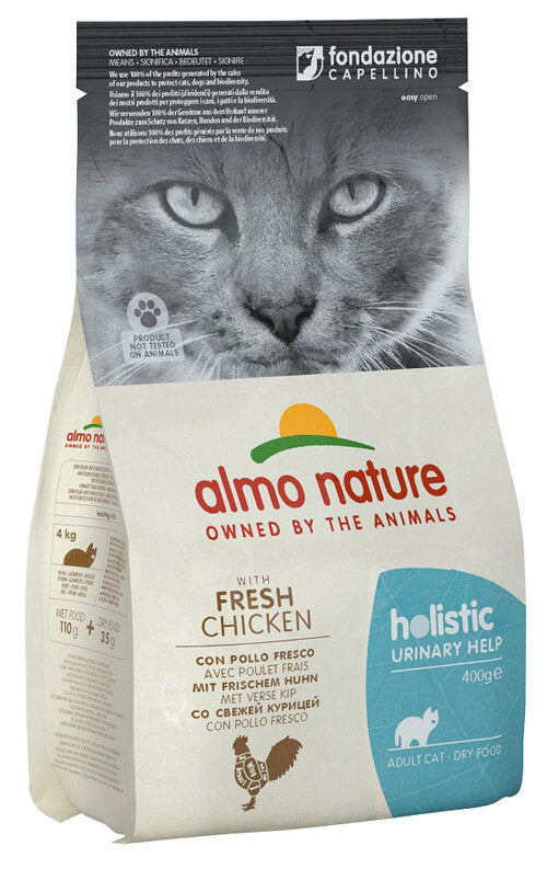 Almo Nature Holistic Urinary Help Pollo Fresco alimento secco per gatti adulti 400g-2