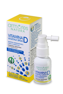 Armores Natura Integratore Spray di Vitamina D Vegetale per il sistema immunitario 20ml-2