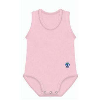 J Bimbi Body Neonato Senza Maniche In Cotone Bio 0-36Mesi Rosa-1