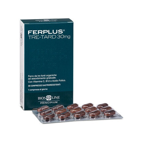 Biosline FerPlus Tre-Tard 30mg 30 compresse-2